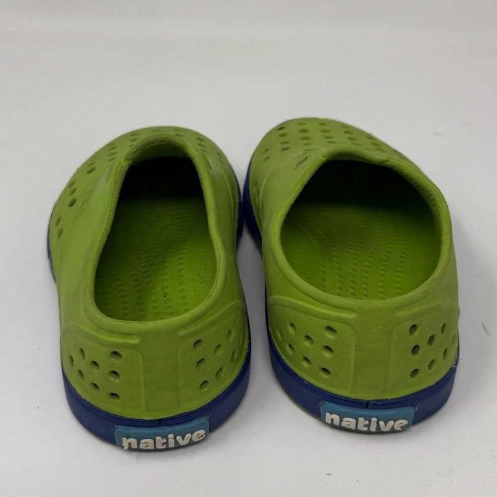 Native Shoes Kids Jefferson Child Toddler WaterProof Shoes C8 Green Blue